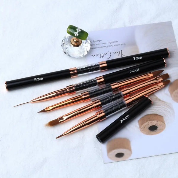 Rose Gold Nail art Brush